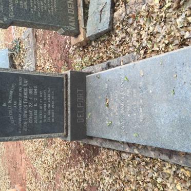 DELPORT John Lodwick Francis Hay 1894-1943 :: DELPORT Isaac James Francis 191?-1968