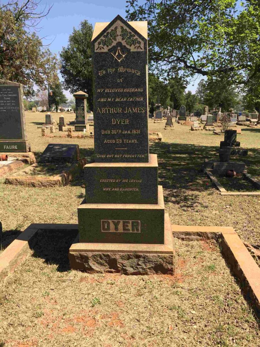 DYER Arthur James -1931
