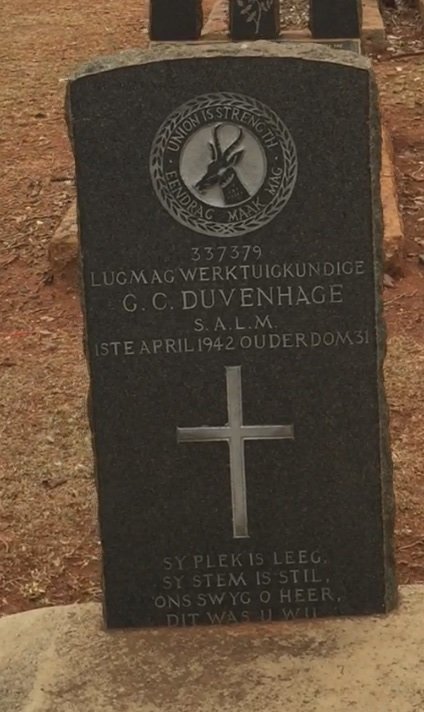 DUVENHAGE C.C. -1942