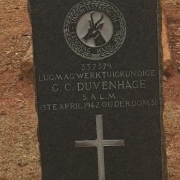 DUVENHAGE C.C. -1942