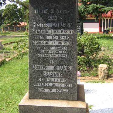 ESCH :: ERASMUS :: COETZEE