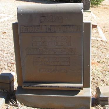 GROENEWALD Petrus A. 1852-1925 &amp; Anna 18?3-191?