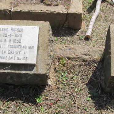 HAUSER Carl G. 1876-1929 :: HAUSER Helene 1880-1952