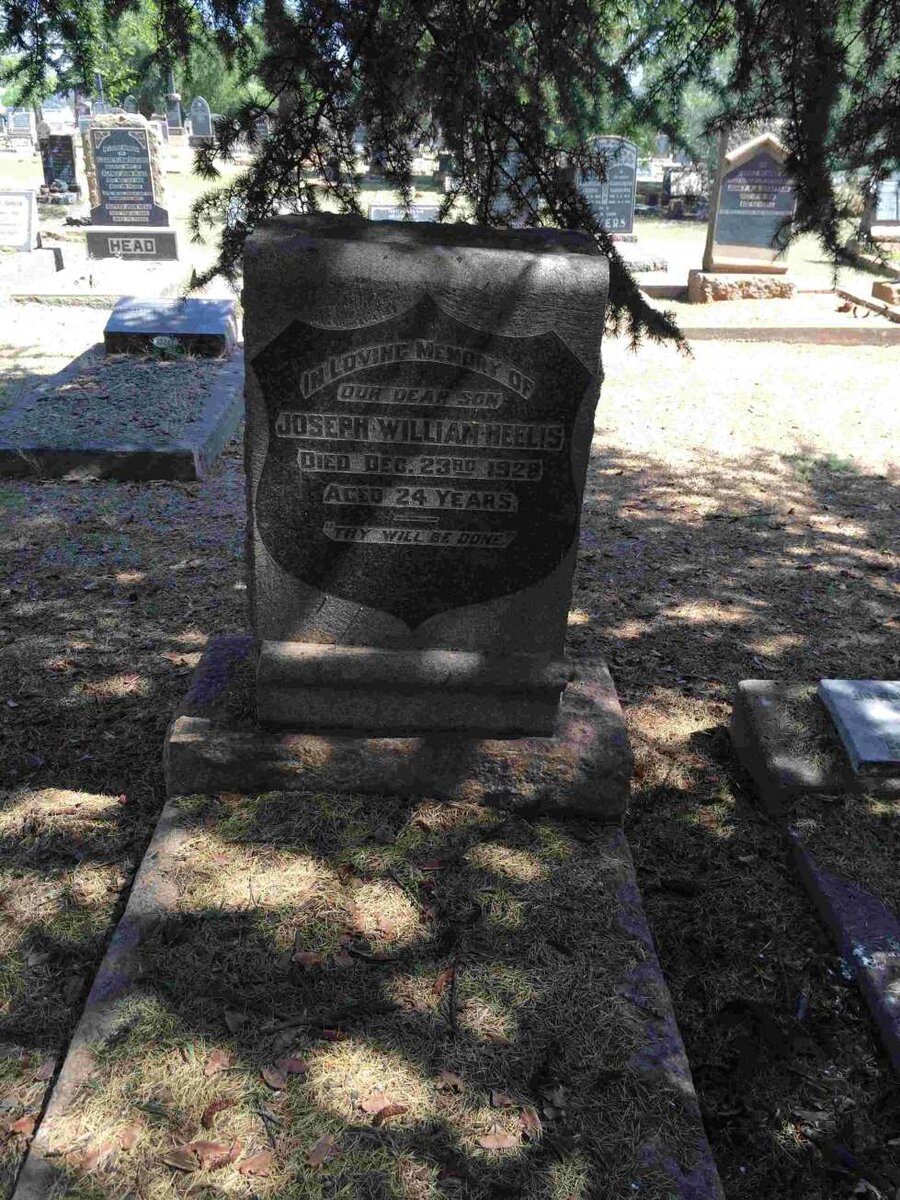 HEELIS Joseph William -1928