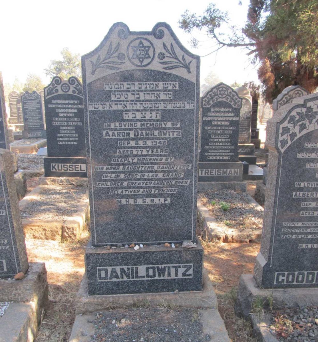 DANILOWITZ Aaron -1948