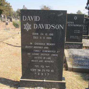 DAVIDSON David 1918-1980