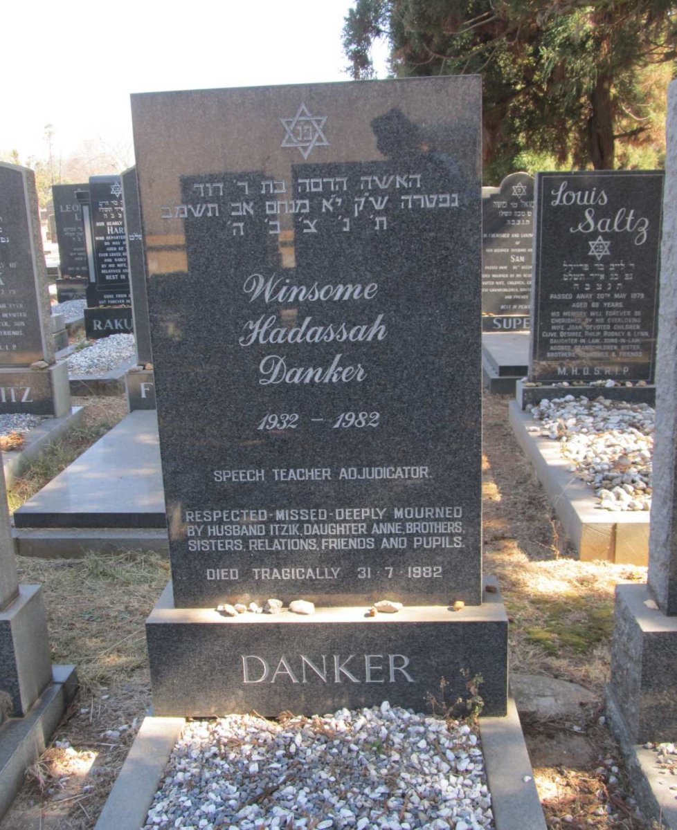 DANKER Winsome Hadassah 1932-1982
