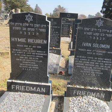 FRIEDMAN Hymie Reuben -2009 :: FRIEDMAN Ivan Solomon -1989