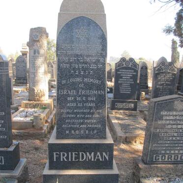 FRIEDMAN Israel -1948
