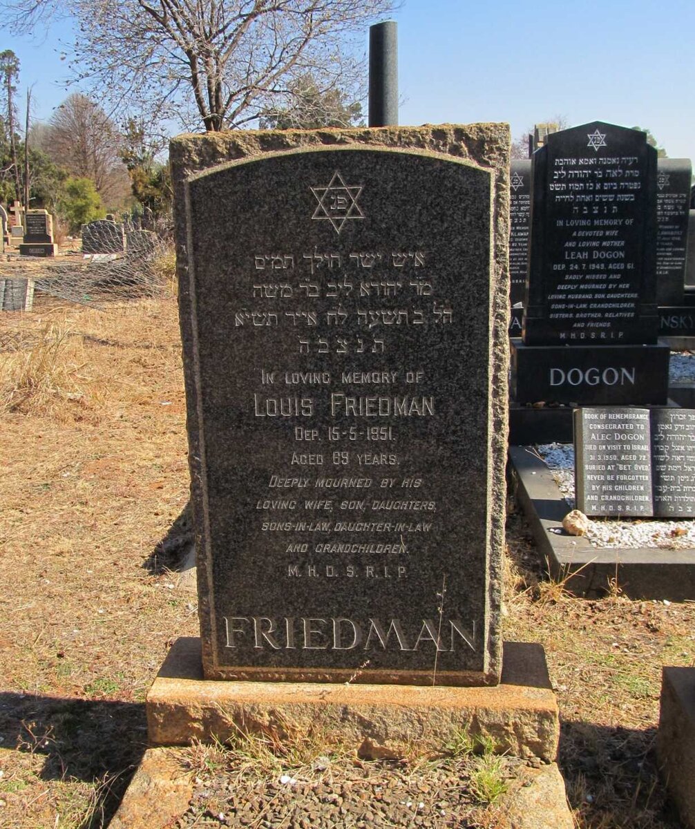 FRIEDMAN Louis -1951