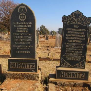 HURWITZ Israel -1921 :: HORWITZ Leah -1914