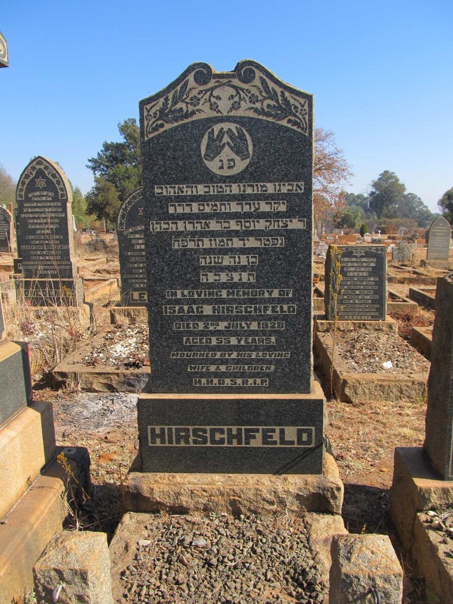 HIRSCHFELD Isaac -1928