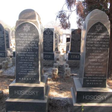 HOSIOSKY Harris Behr -1943 &amp; Sarah -1949