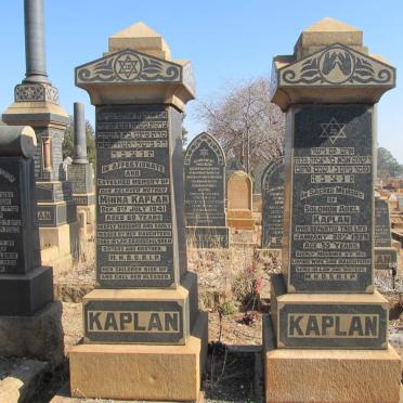 KAPLAN Solomon Abel -1929 &amp; Minna -1941
