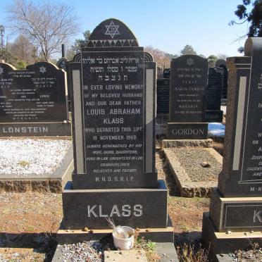 KLASS Louis Abraham -1958