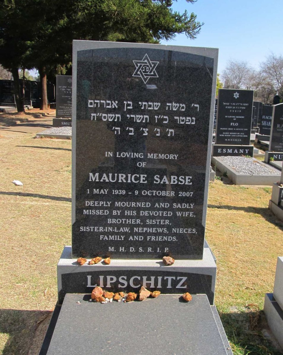 LIPSCHITZ Maurice Sabse 1939-2007