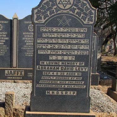 LEVY Abraham David -1939