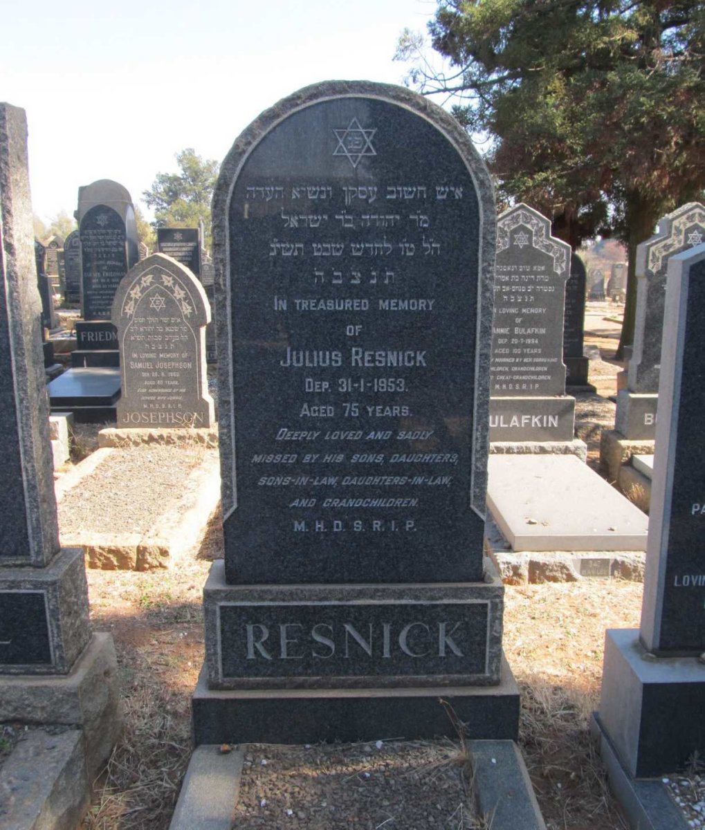 RESNICK Julius -1953