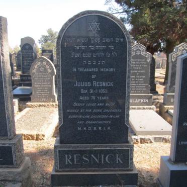 RESNICK Julius -1953