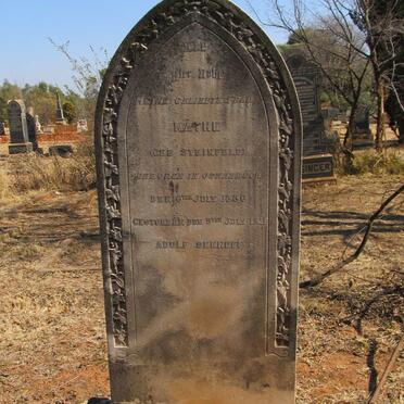 SEEHOFF Kathe nee STEINFELD 1886-1911