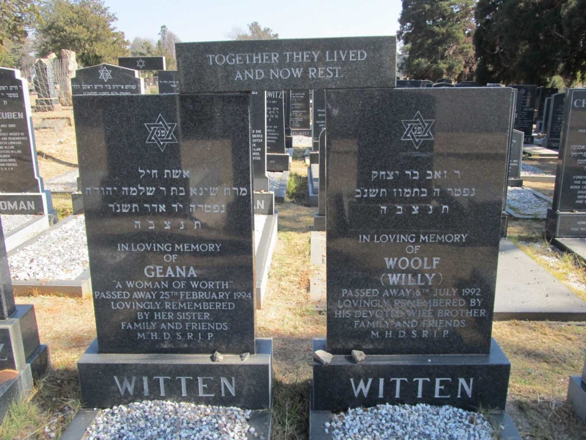 WITTEN Woolf -1992 &amp; Geana -1994