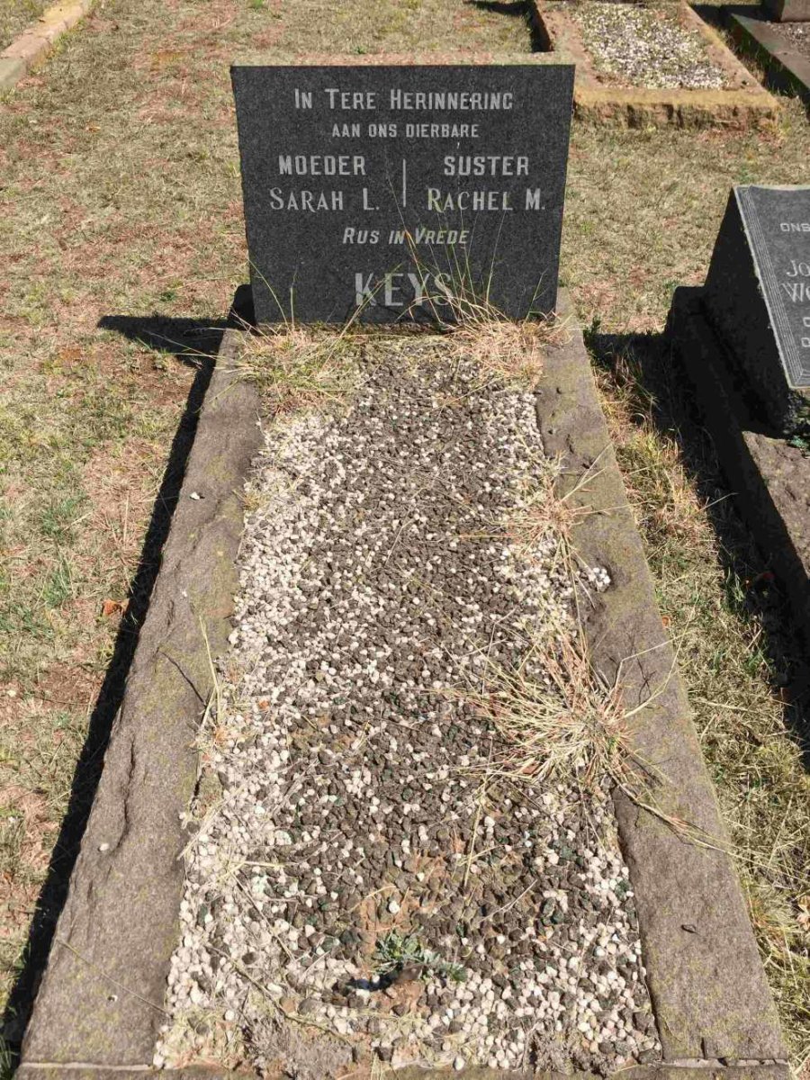 KEYS Sarah L. :: KEYS Rachel M.