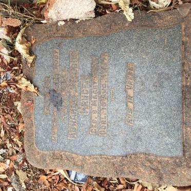 KRUGER Abraham Jacobus 18??-1957