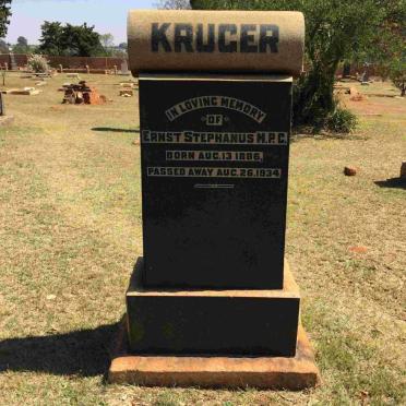KRUGER Ernst Stephanus 1886-1934
