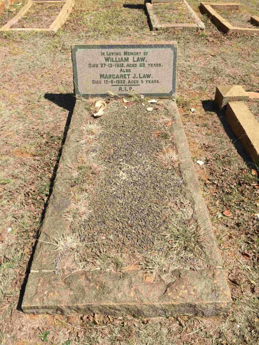 LAW William -1912 :: LAW Margaret J. -1922