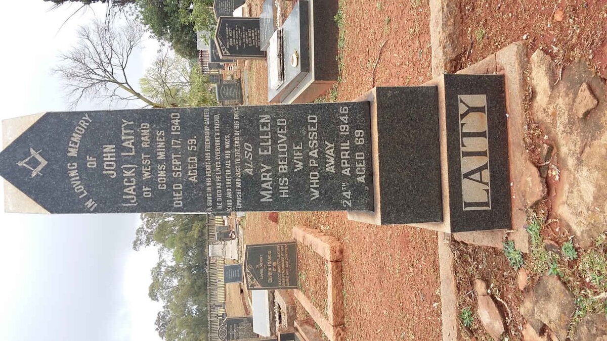 LAITY John -1940 &amp; Mary Ellen -1946