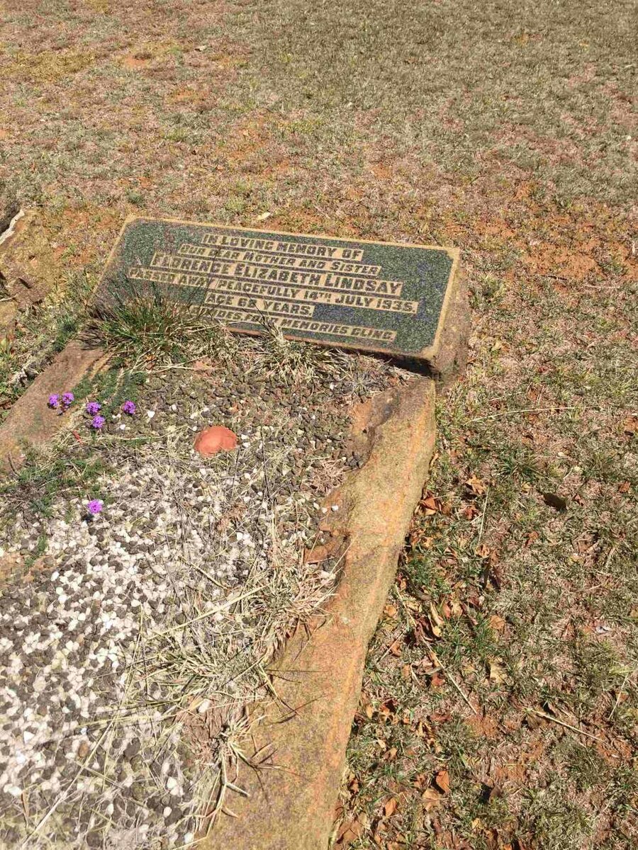 LINDSAY Florence Elizabeth -1935