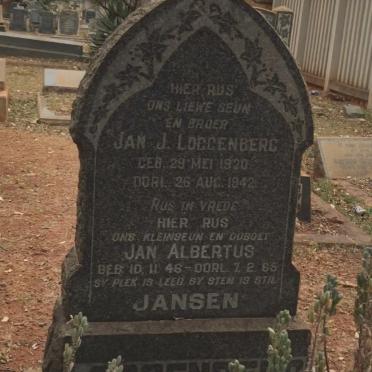 LOGGENBERG Jan J. 1920-1942 :: JANSEN Jan Albertus 1946-1965