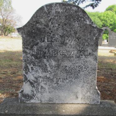 MARKEWITCH Olga May, de 1913-1915