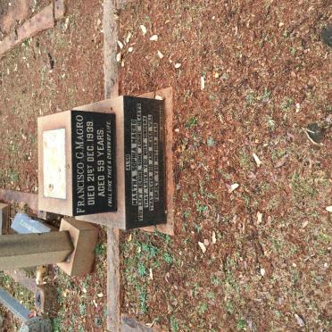 MAGRO Francisco G. -1939 &amp; Martha Sophia