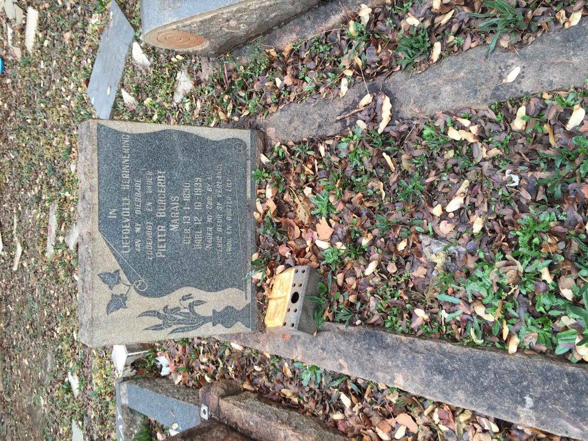 MARAIS Pieter Burgerdt 1890-1939