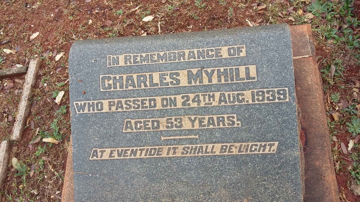 MYHILL Charles -1939