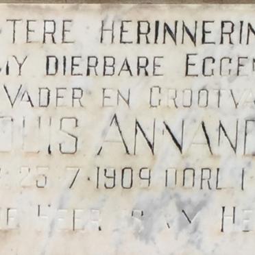 ANNANDALE Louis 1909-1970