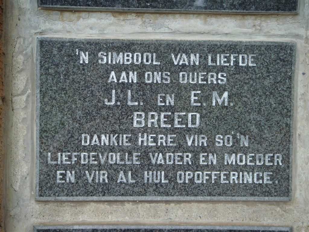 BREED J.L. &amp; E.M.