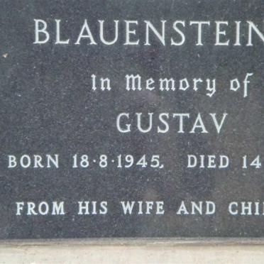 BLAUENSTEINER Gustav 1945-198?