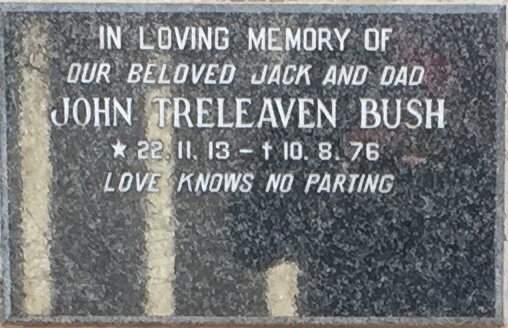 BUSH John Treleaven 1913-1976