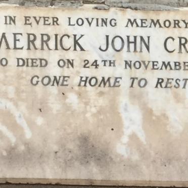 CRAIG Merrick John -1962