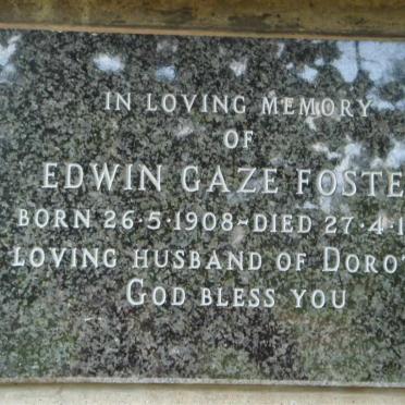 FOSTER Edwin Gaze 1908-1983