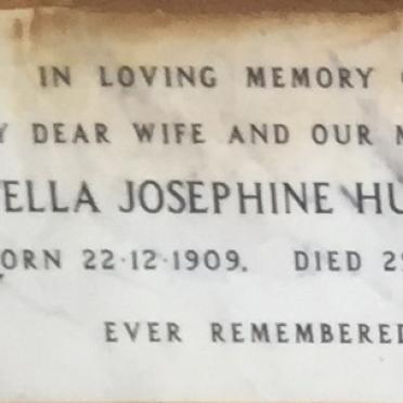HUBBARD Stella Josephine 1909-1971