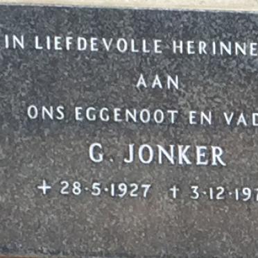 JONKER G. 1927-1977