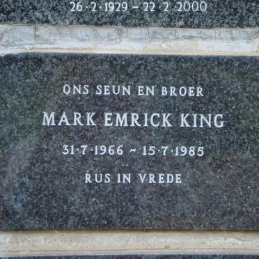 KING Mark Emrick 1966-1985