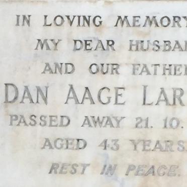 LARSEN Dan Aage -1961