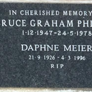 MEIER Daphne 1926-1996 :: PHILLIPS Bruce Graham 1947-1978