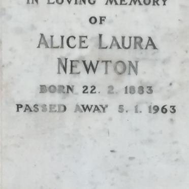 NEWTON Alice Laura 1883-1963
