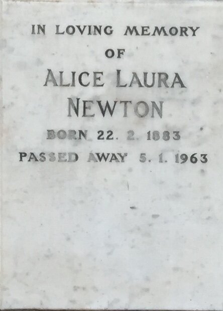 NEWTON Alice Laura 1883-1963