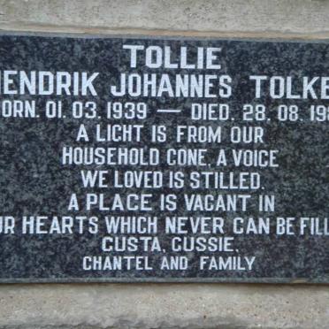TOLKEN Hendrik Johannes 1939-1983